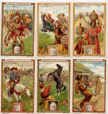 bilder aus dem westen - liebig sammelbilder amerika